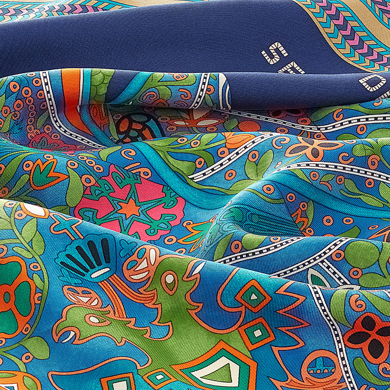 Selle des Steppes wash scarf 90 | Hermès UAE